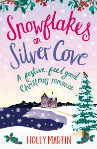 Snowflakes on Silver Cove Holly Martin Christmas Romance Chick Lit Book Cover